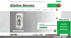 Desktop Screenshot of elektro-bareiss.de